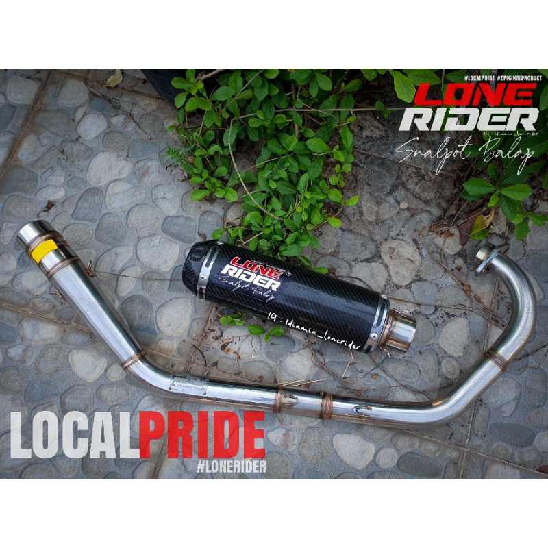 Lone Rider Original FU - Super SRR ft. Megaphone Carbon - SATRIA F 150