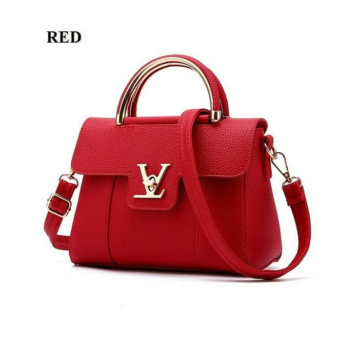 Tas Selempang Wanita model lv kunci putar untuk wanita gaya kw