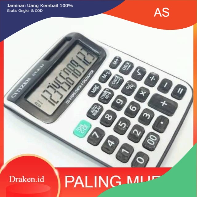 

Murah [COD} Kalkulator Meja Dagang 12 digit Citizen Ct 212 J