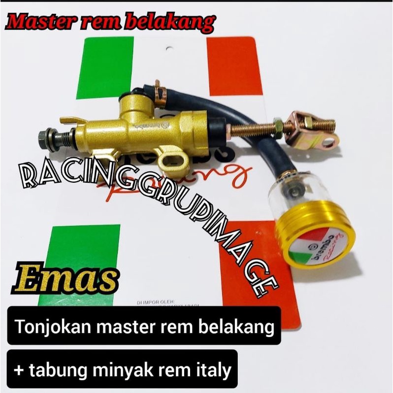 Tonjokan master rem Belakang  Vixion Satria fu Sonic150 Ninja Cb150 R15 GSX Xabre Mx king