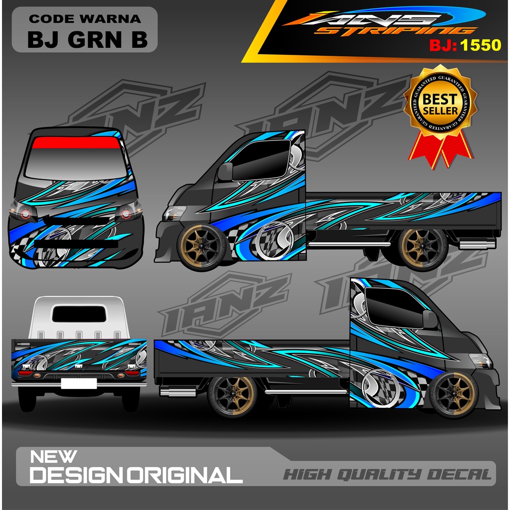 DECAL STIKER PICK UP GRANMAX CARRY L300 FULL BODY / STIKER PICK UP / STICKER GRANMAX