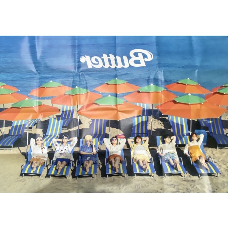 Jual Official Poster BTS Butter album Peaches Version Shopee Indonesia