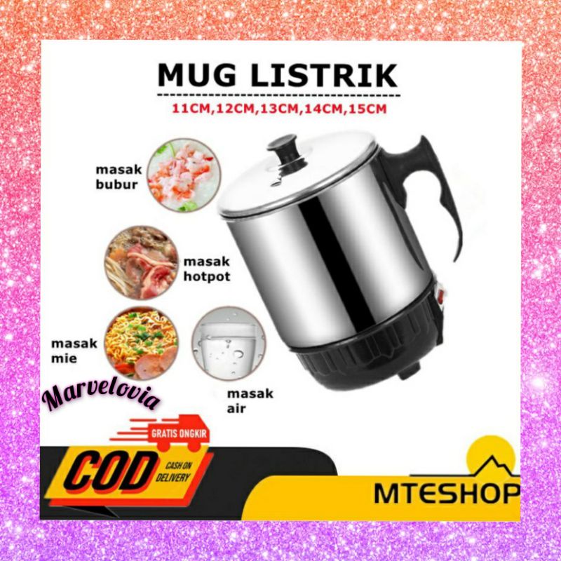 Mug Listrik 11cm-15cm / teko listrik / electric heating cup