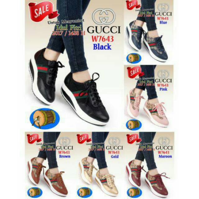Sepatu @145rb Sport Gucci 7643 (BIG SALE)