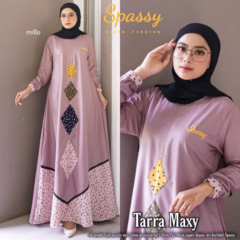 SPASSY / DRESS MUSLIM WANITA TARRA MAXY