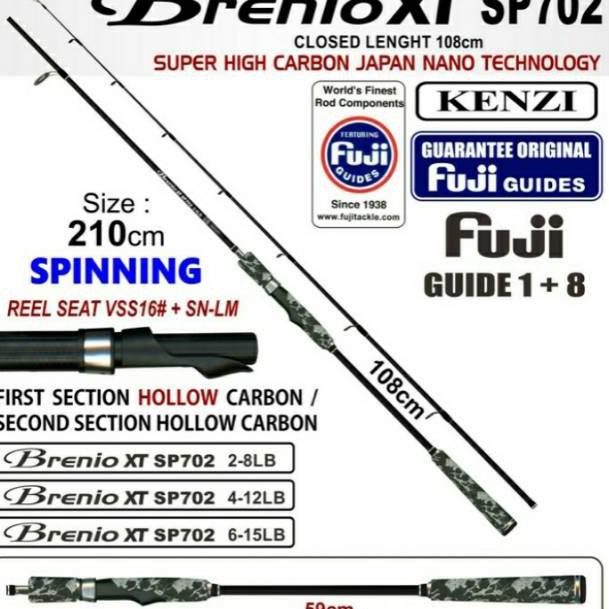 Rod SPINNING KENZI BRENIO XT SP702 / 210cm (KODE W553)