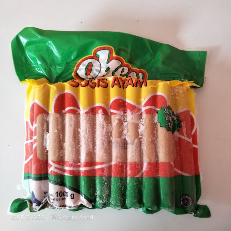 

Sosis Okey 1kg isi 30pc