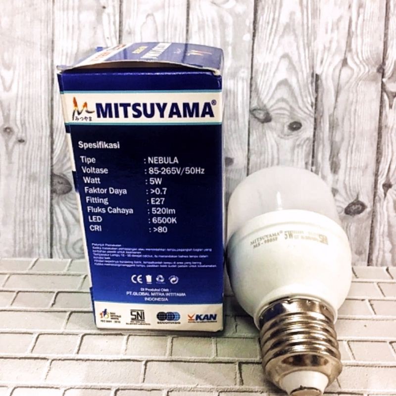 Lampu Bohlam LED 5W MS-9805F Premier Series Nebula MITSUYAMA