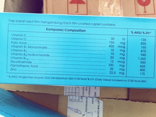 Vitamin Becom Zet Untuk Ibu Hamil