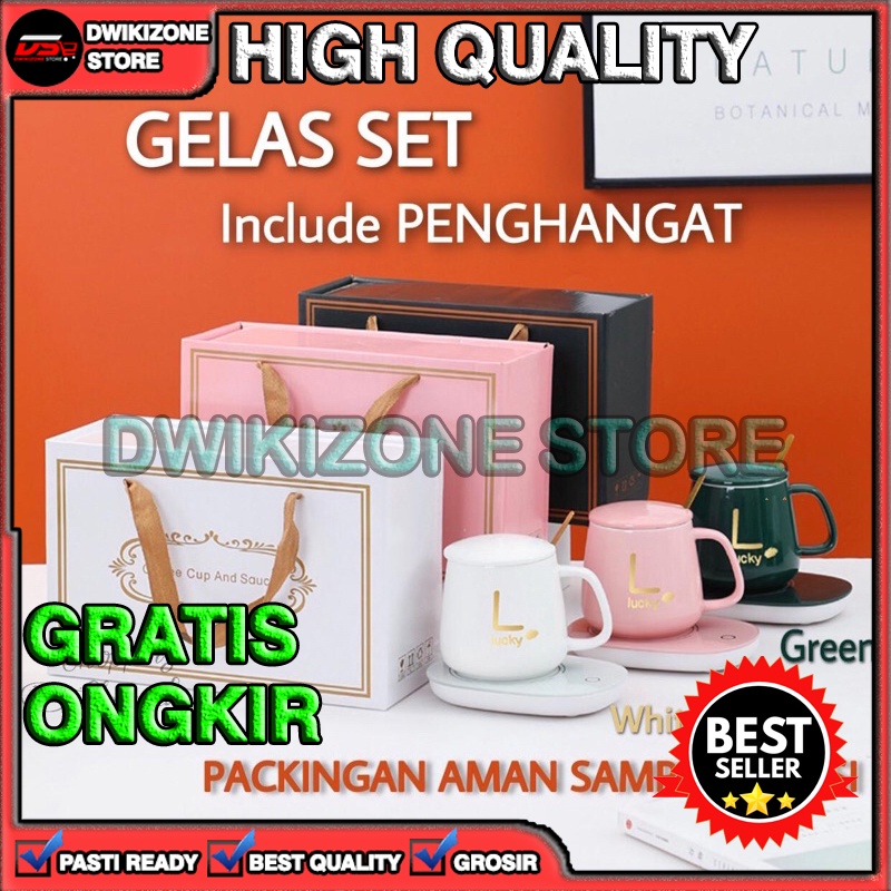 [100% ORIGINAL] PENGHANGAT PEMANAS WARMER GELAS AIR KOPI TEH COFFEE MAKER