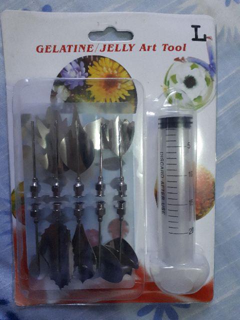 3d Jelly Art Pudding Agar Agar Puding Alat Suntik Puding Jelly Art Tools