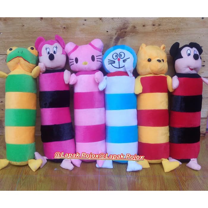 Bantal Guling Boneka Aneka Karakter size 40cm