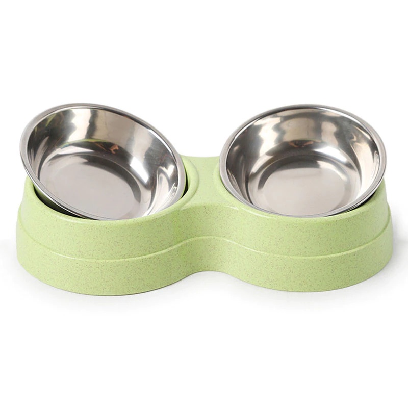 Tempat Makan Kucing Double Bowl - CFB33