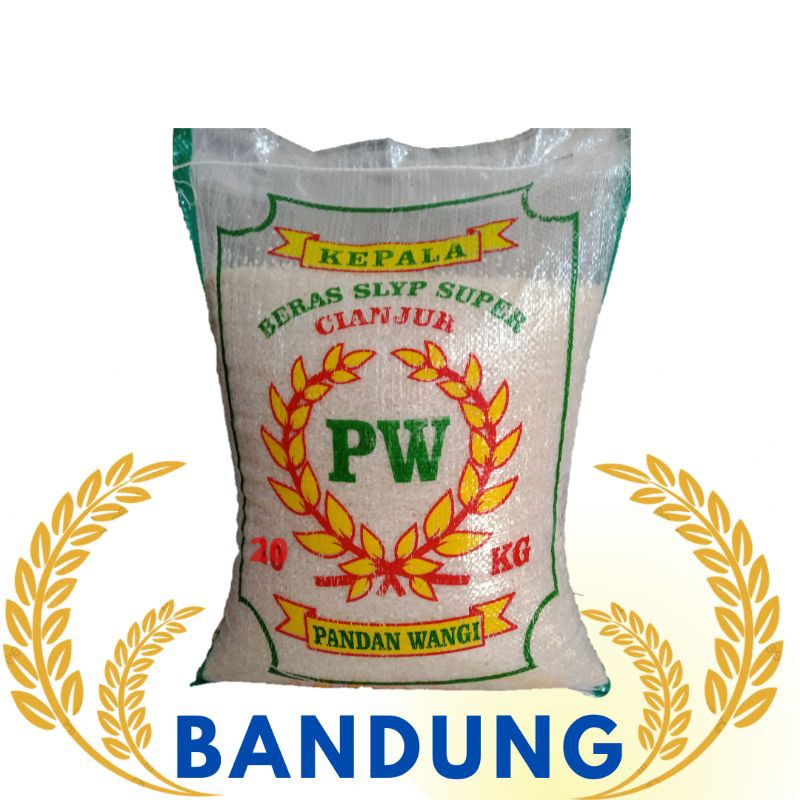 

LAKU Beras Pandan Wangi Cianjur PW Isi 20 Kg Rice