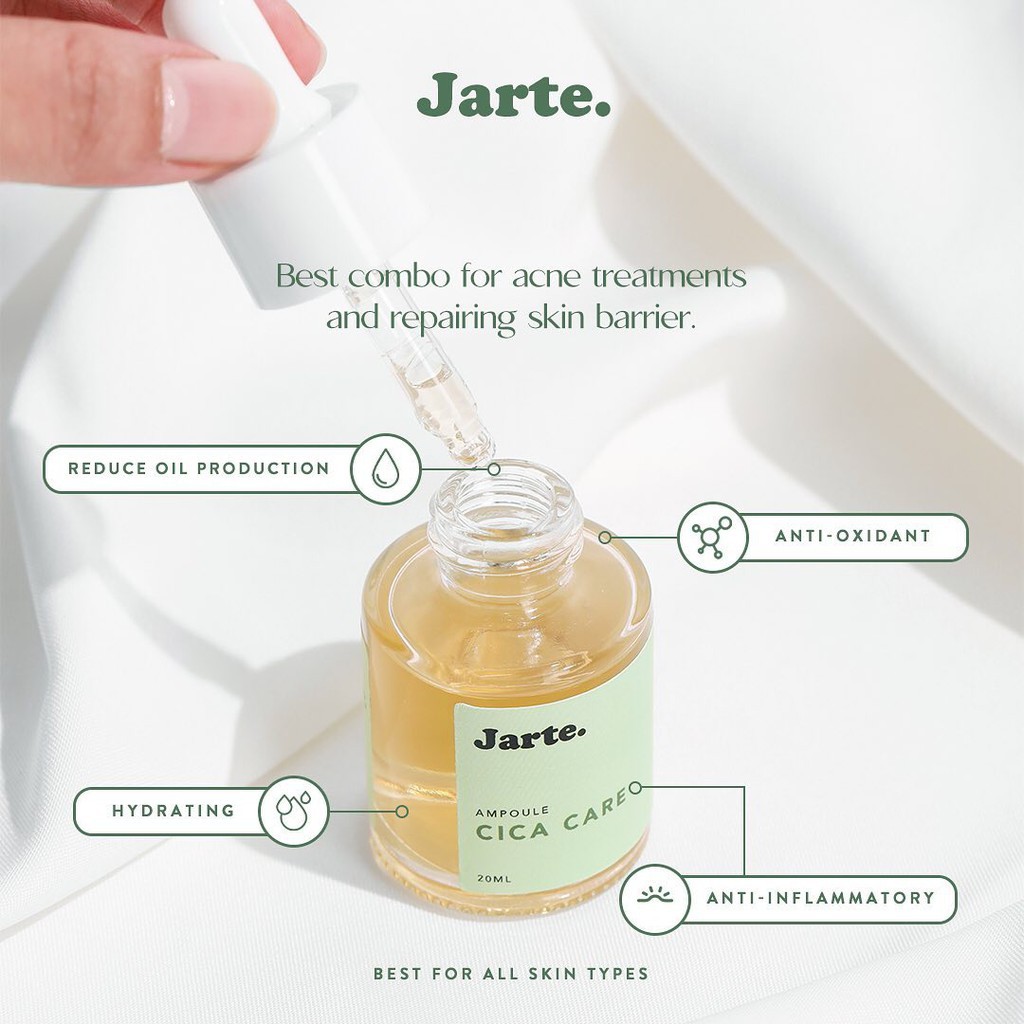 Jarte CICA Care Series | Jarte CICA Care Gentle Wash | Toner | Ampoule | Cream