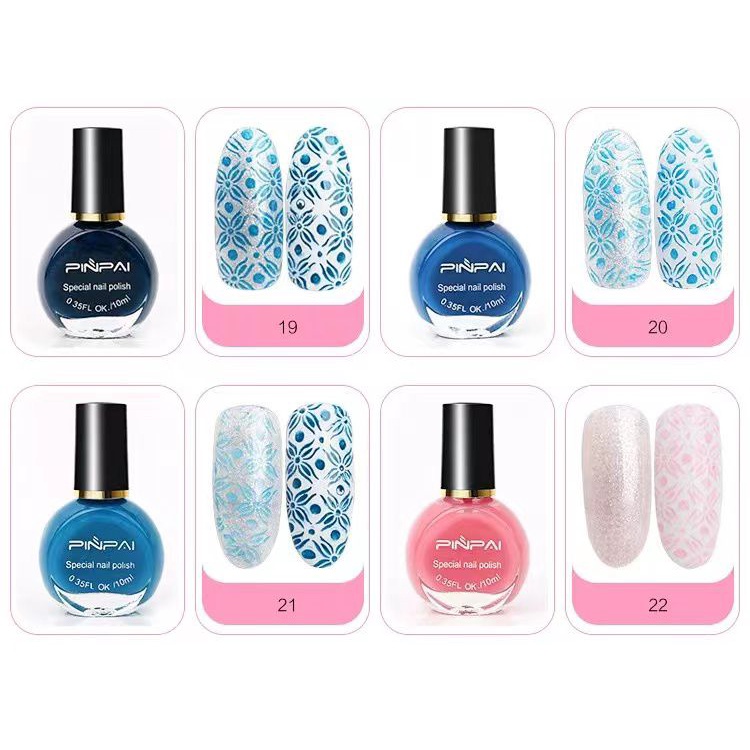 PINPAI STAMPING NAIL POLISH / KUTEK KUKU KHUSUS STAMPING JELLY WARNA PAKET TIDAK BELEBER