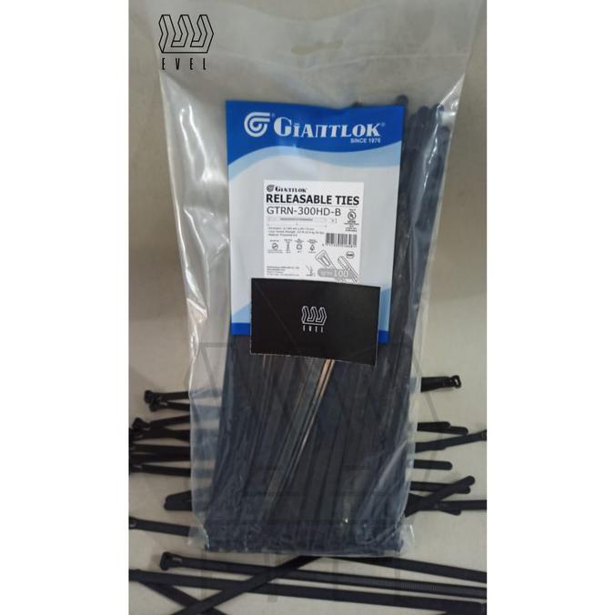 

Office & Stationery | Document Organizer | Kabel Ties Releasable / Tali Tis Bisa Dibuka 30Cm X 7.6 Mm | Giantlok | Best Seller