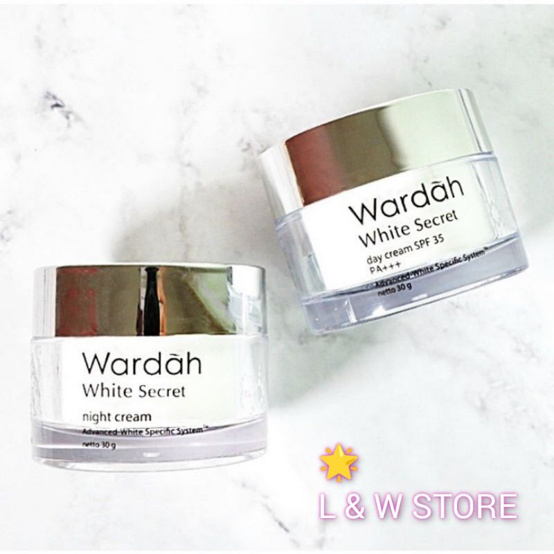 Wardah Crystal Secret Brightening Day Cream &amp; Night Cream