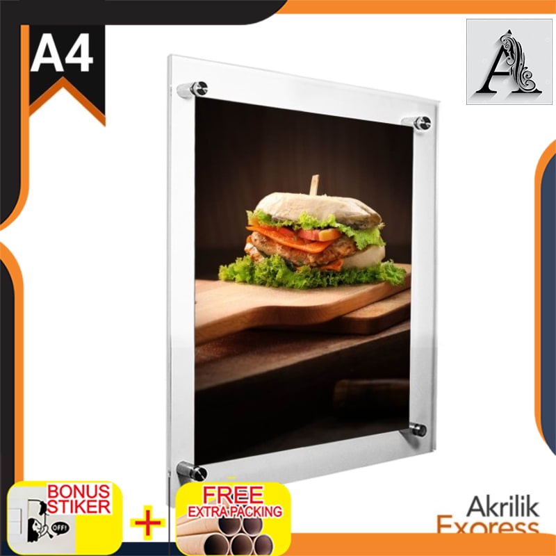 

Promo frame foto A4 / frame photo / frame akrilik 2MM+3MM