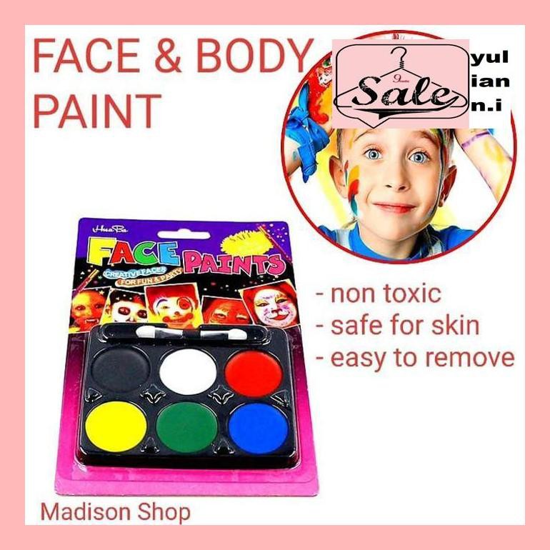 

Pkits0 Face Painting Murah Cat Muka Badan Murah Body Paint Kostum Haloween Pain50Srkj