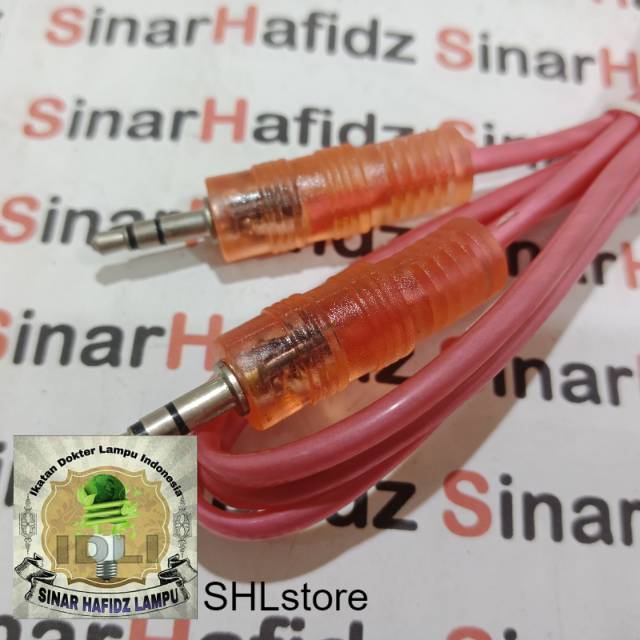 jack 3.5mm to 3.5mm stereo plus kabel