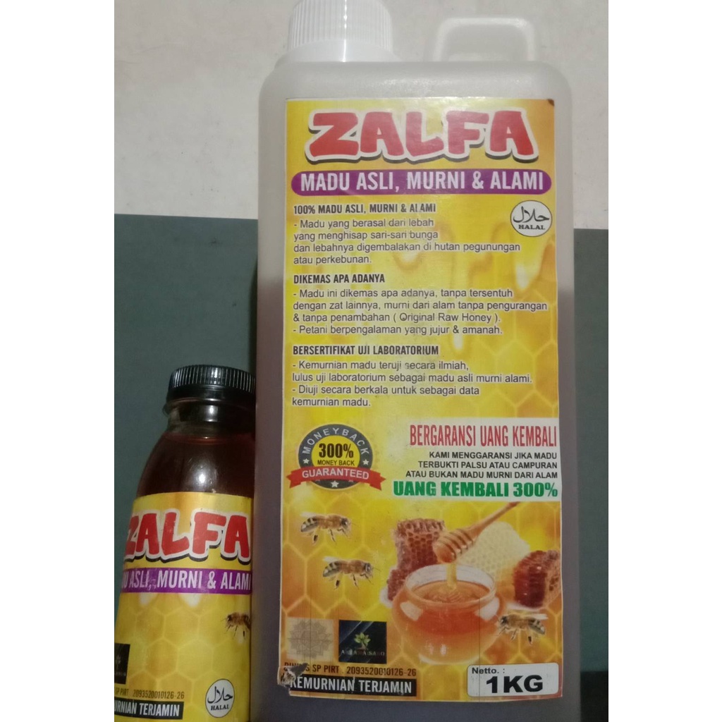 

Madu Asli Zalfa 200 gr