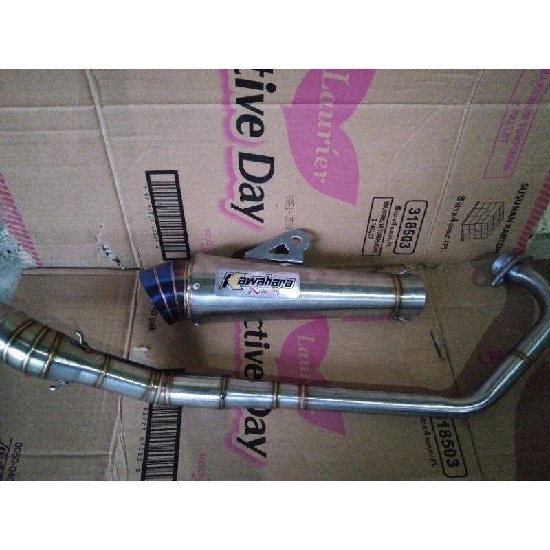 KNALPOT KAWAHARA JISOW CORONG BLUE PNP MX FU VERZA