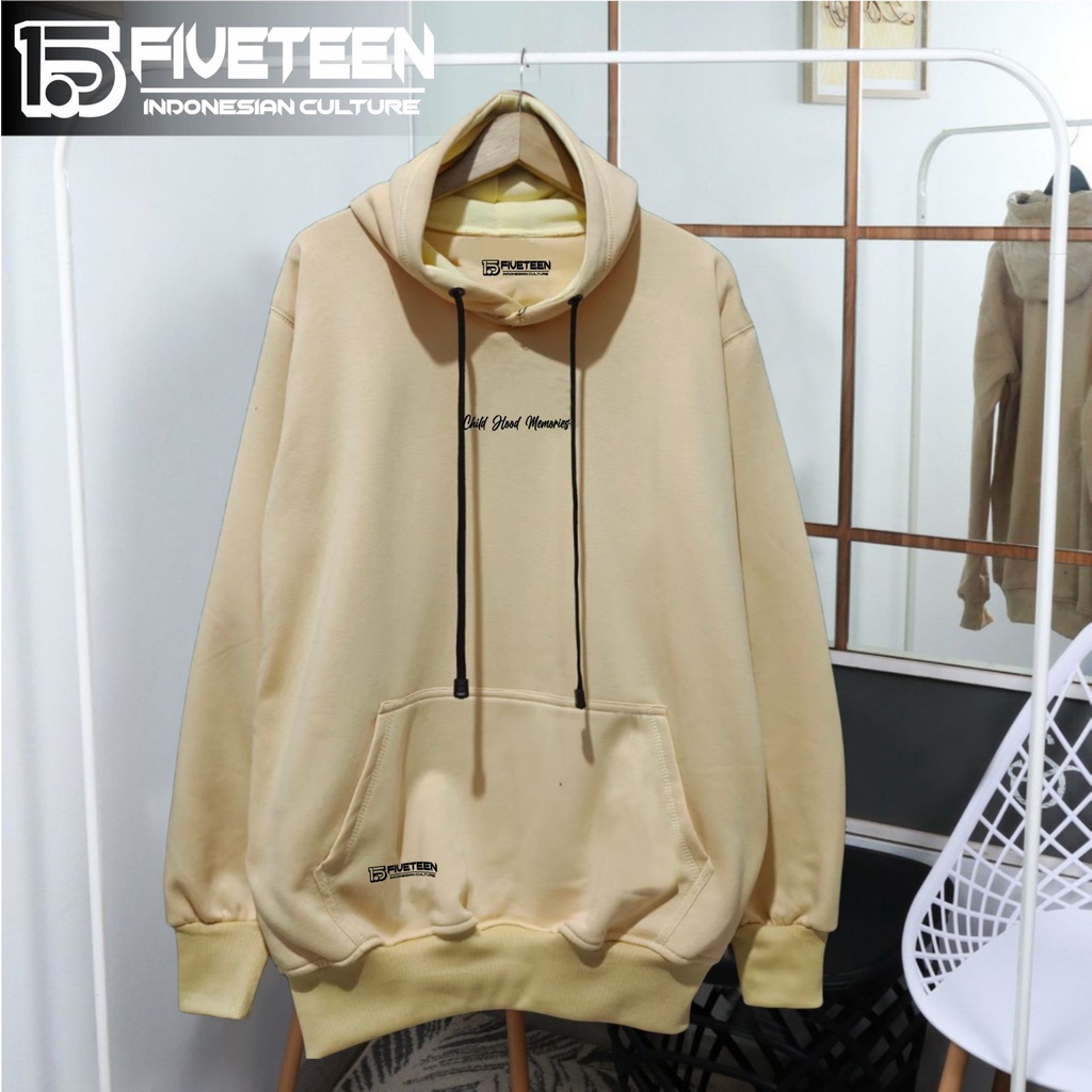 sweater hoodie pria distro original brand tebal jaket jumper sablon 15fifteen child hood memories warna cream kardus zipper hoodie pria distro hoodie cowok distro original bahan tebal bandung fifeteen15 suwiter ukuran xxl jumbo