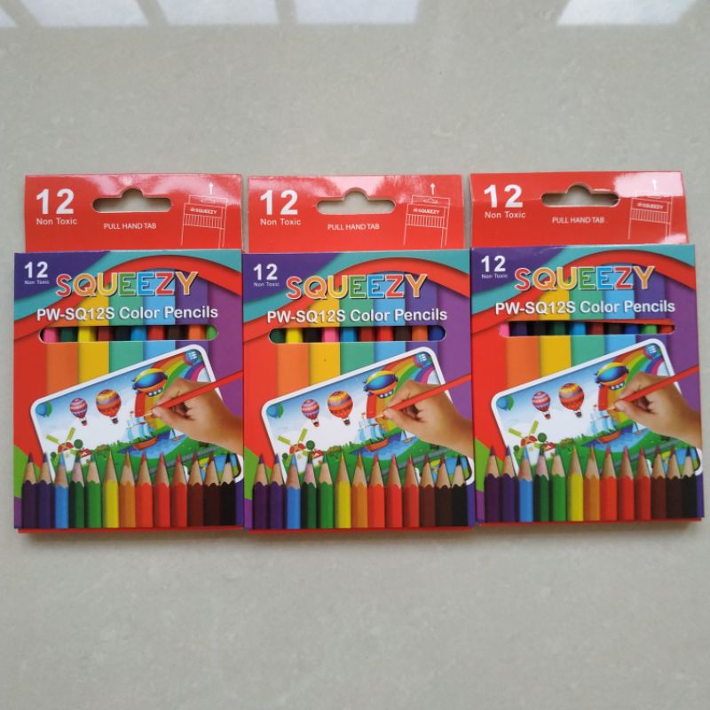 

Pensil Warna Kecil PW-SQ12S (isi 12 Warna)