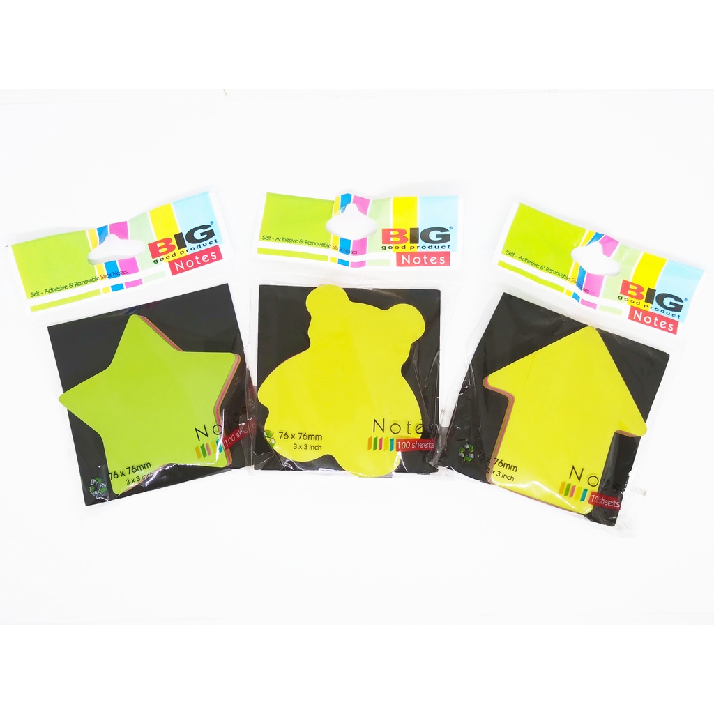 

Stick Notes Karakter Warna Tumpuk BIG