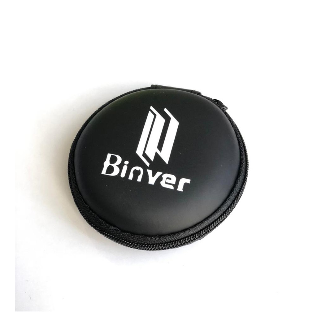 Binver Pouch PU Leather Bag High Quality Case Earphone