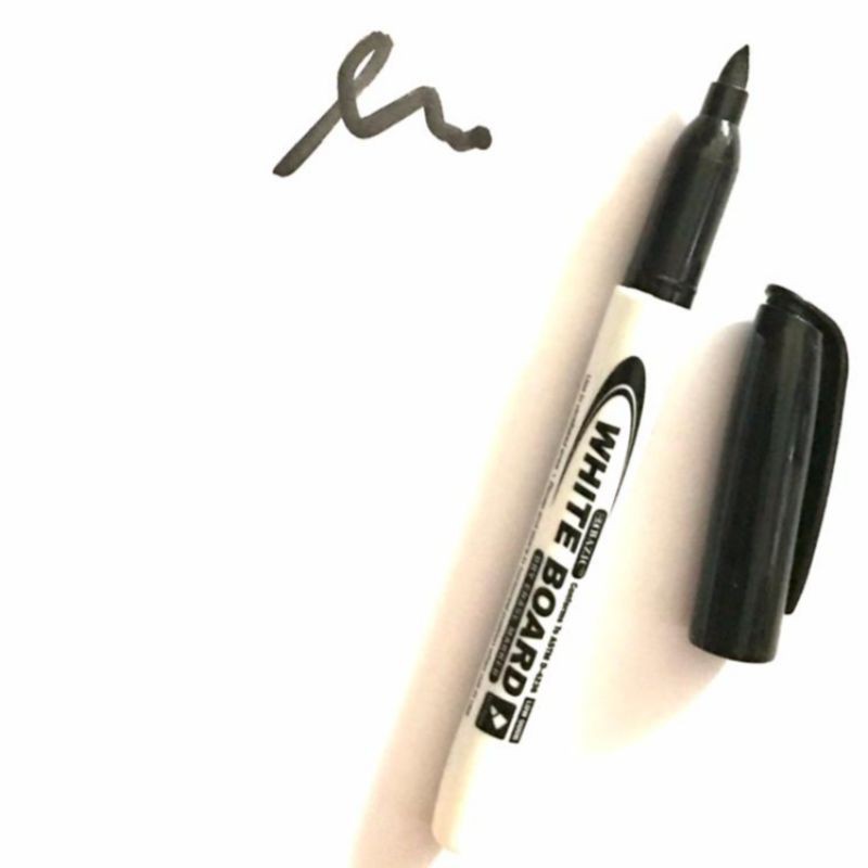 Bazic Whiteboard Marker Spidol Wipe Clean