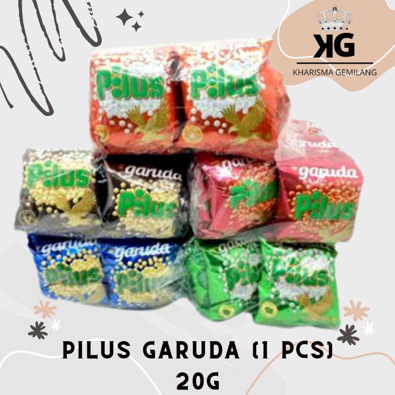 

PILUS GARUDA - PILUS GARUDA 8g (2 PCS) Snack Anak Cemilan Murah Rasa Pedas Sapi Panggang Rumput Laut Abon Sapi Asin