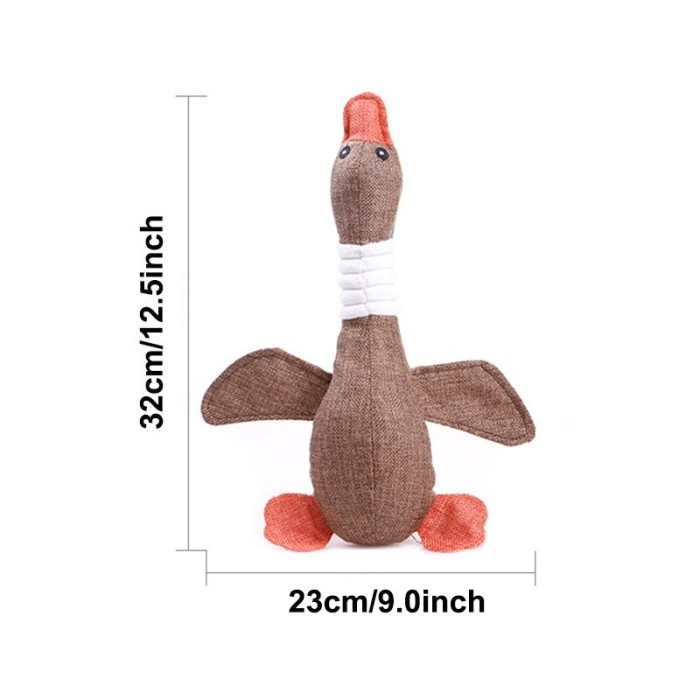 Mainan Gigit Bunyi &quot;SWAN&quot; Dog Chew Squeaky Toys