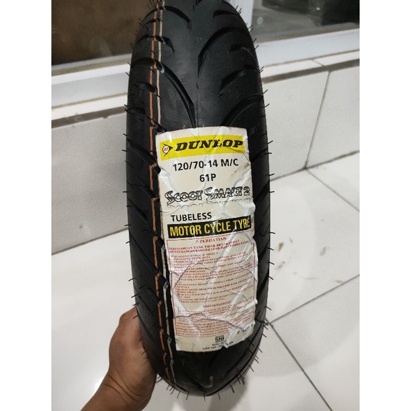 Ban Dunlop Scoot Smart 2 120/70-14 Tubeless