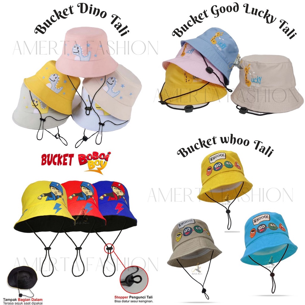 Topi Anak Perempuan Laki Laki Cowok Cewek 2 3 4 5 6 7 8 Tahun Bucket Hat Anak 1 FFD  OOTD Fashion Anak Cowo Cewe Kecil Umur Balita Kado Kids Aksesoris Kepala Anak Lucu 1-1