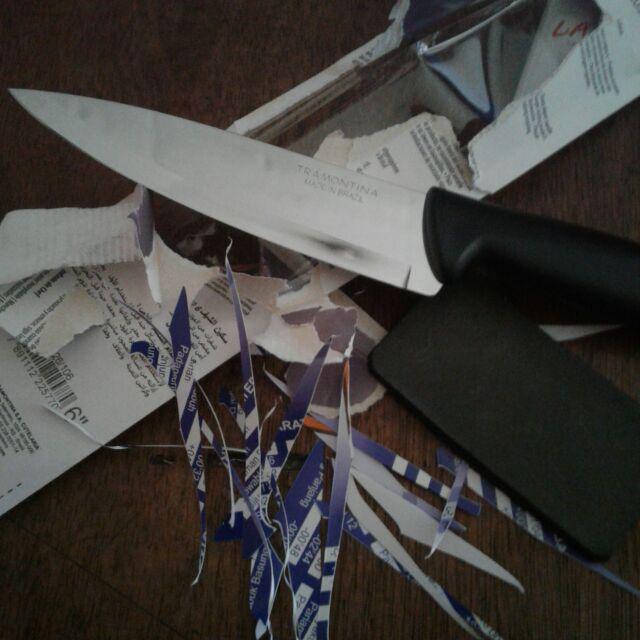 Pisau Dapur 8 Inchi Tramontina Plenus Chefs Knife 23426/108 Original Brazil