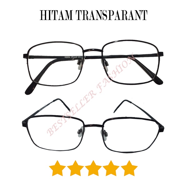 Kacamata Fashion Retro Square Eyeglasses Kacamata Unisex Kacamata Gaya Anti UV Pria Wanita Frame Kotak FREECASE