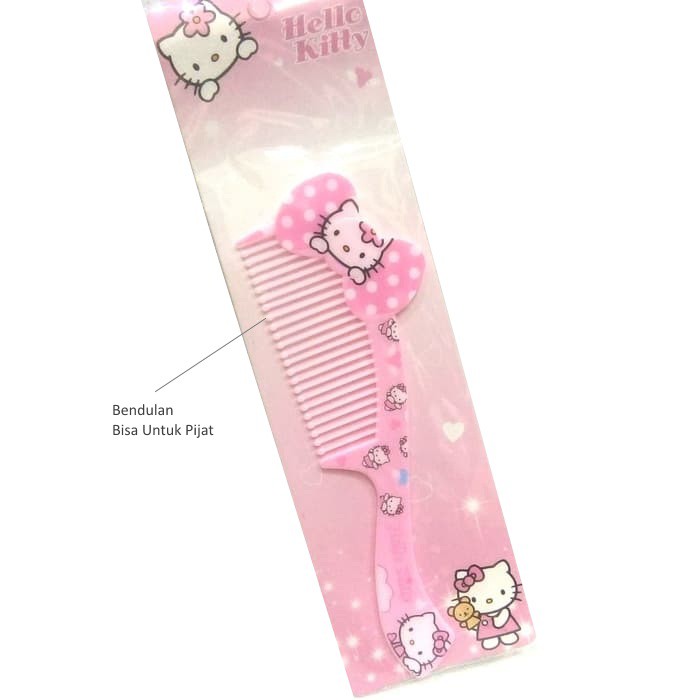 Sisir Karakter Hello  Kitty  Sisir Pijat Sisir Rambut  Hello  