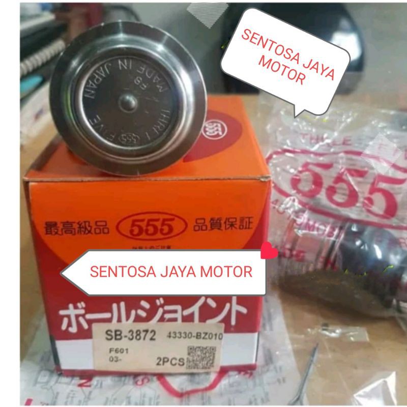 BALL JOINT AVANZA XENIA Th 2004-2011 555 JAPAN ORIGINAL SB-3872