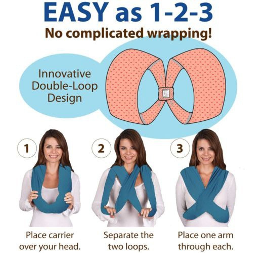 Geos Gendongan Kaos Little Hippo 2 In 1 Sashbelt