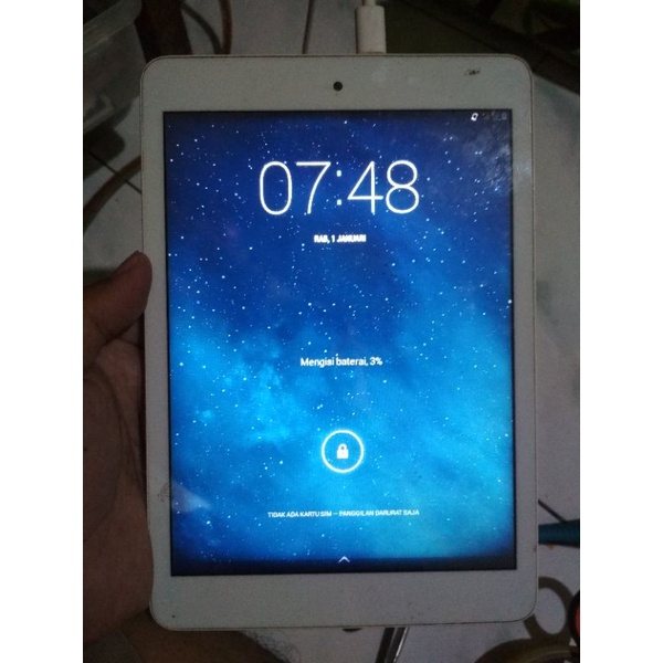 tab advan T5C ram 1gb mesin hidup minus sentuh