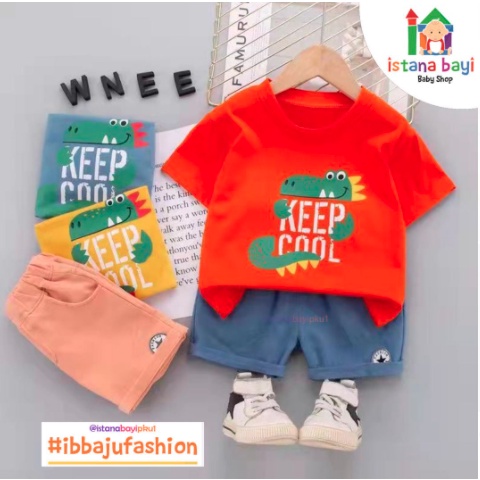 Setelan Kaos Pendek Boy Anak Import / Setelan Anak Import - Baju anak Murah