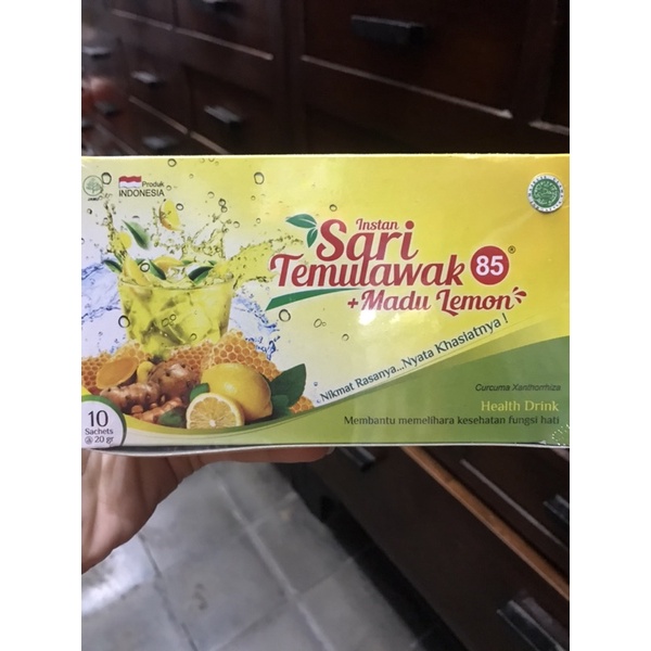 

sari temulawak 85 madu lemon minuman sehat