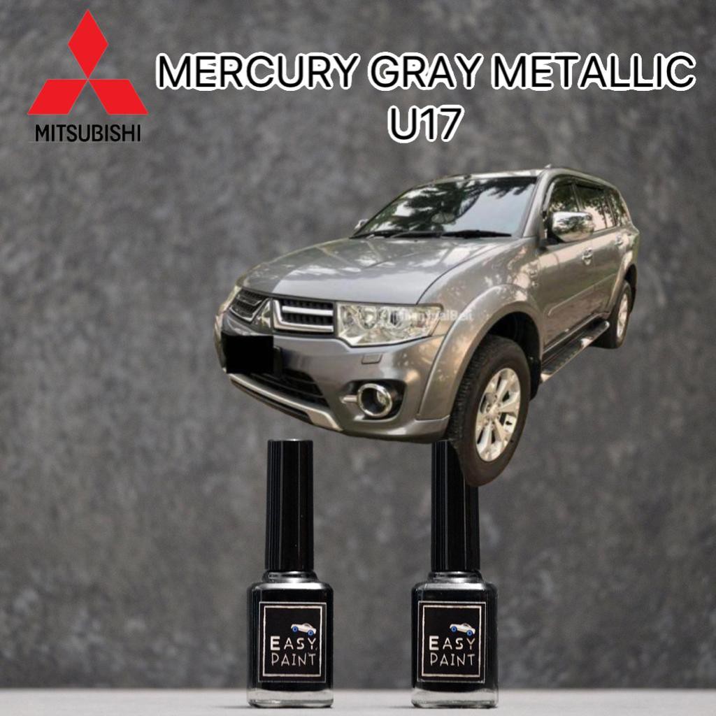 Cat Oles Mercury Grey Metalic U17 Mitsubishi Pajero Abu Muda Metalik