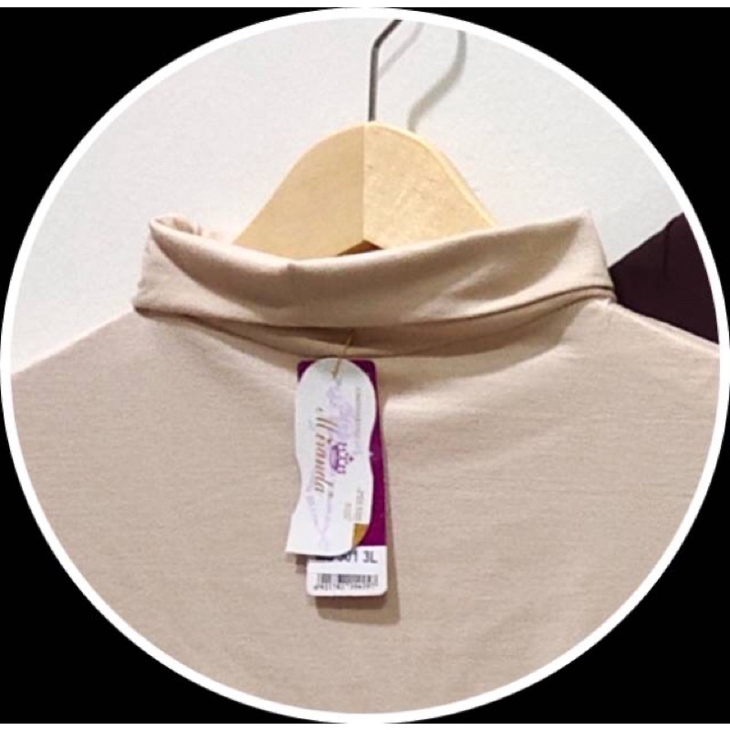 Manset Leher Premium / Tanktop Turtle Neck Lengan Buntung