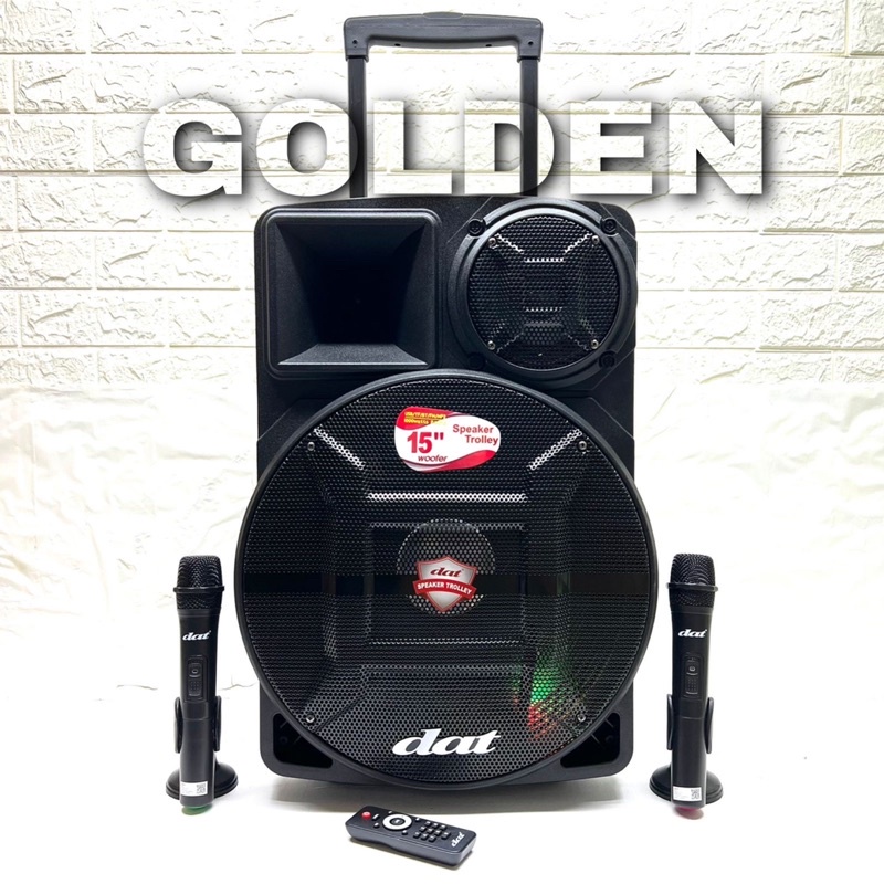 Speaker Portable Wireless Dat DT 153 Original Product Bluetooth 15 inch