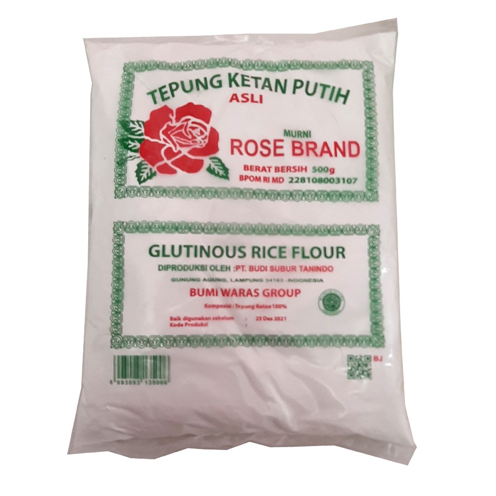 

Tepung Ketan Putih Rosebrand Kemasan 500gr | Bekasi