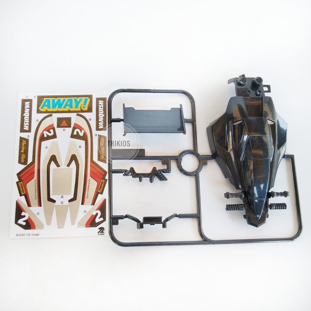 Tamiya Mini 4wd Merk Ruize Vanquish Junior Type 4 Chassis