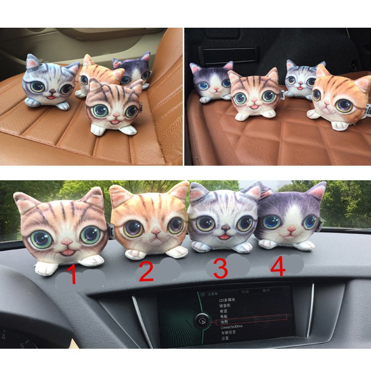 Boneka Kucing Kitty Cat Arang Bambu Charcoal Penghilang Bau Mobil